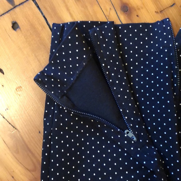 Black polka dot ankle pant - Picture 2 of 4